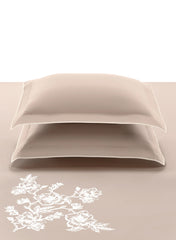 Charm Albury Taube 100% Cotton King Size Bedsheet Set with 2 Pillow Covers
