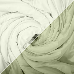 Cherish Quilted Olive Green Reversible Double Bed Comforter for All Season