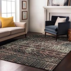 Enera Austin 5505 OJ8-K Collection Brown Color 160x230 cm Stylish Carpet - enera