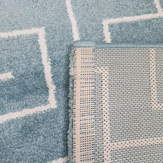 Enera Elle60608-624 Collection Teal Color 160x230 cm Stylish Carpet - enera