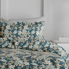 Himeya Printed King Bedsheet with 2 Pillow Covers 100% Pure Cotton