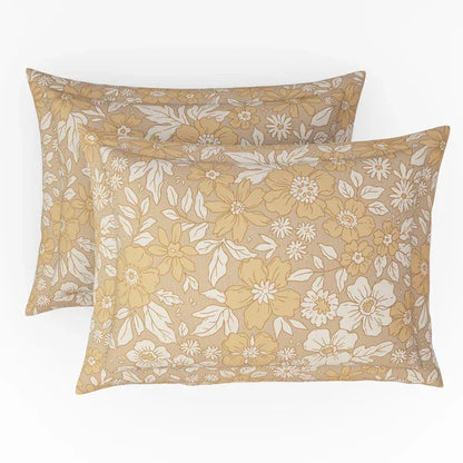 Himeya Printed King Bedsheet with 2 Pillow Covers 100% Pure Cotton