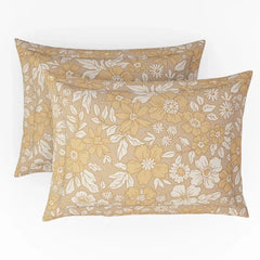 Himeya Printed King Bedsheet with 2 Pillow Covers 100% Pure Cotton