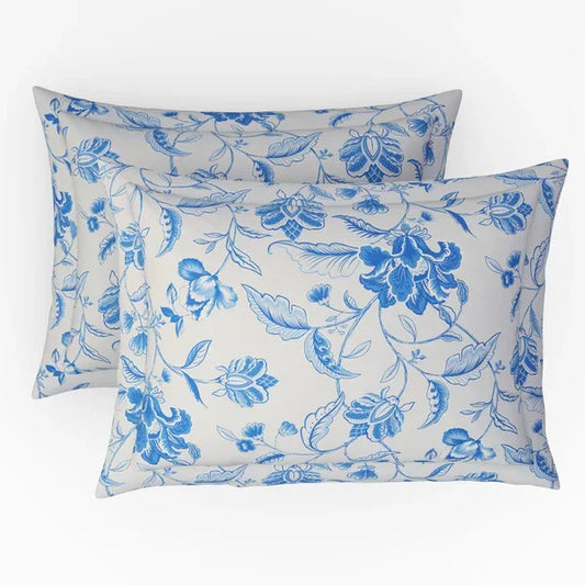 Himeya Printed King Bedsheet with 2 Pillow Covers 100% Pure Cotton