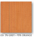 Hego New Sky Orange Color Nylon Carpet Tile - Vibrant & Durable Flooring | Enera