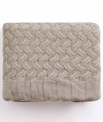 Pluchi 100% Cotton Throw Blanket | All Season Sofa & Bed Blanket