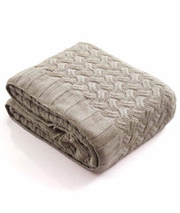 Pluchi 100% Cotton Throw Blanket | All Season Sofa & Bed Blanket