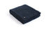 Pluchi Popcorn - Navy with Silver Metallic Yarn 100% Cotton Knitted All Season AC Throw Blanket - Agarwal Bedding and Furnishing