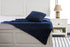 Pluchi Popcorn - Navy with Silver Metallic Yarn 100% Cotton Knitted All Season AC Throw Blanket - Agarwal Bedding and Furnishing