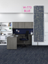 Hego Wireless Blue Wall to Wall Carpet | Stylish Color Options | Modern & Durable Flooring | Enera