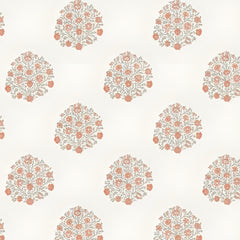 Ocean Jaipuri Rajmudra Quilt Blush | 100% Cotton | Double Bed Comforter