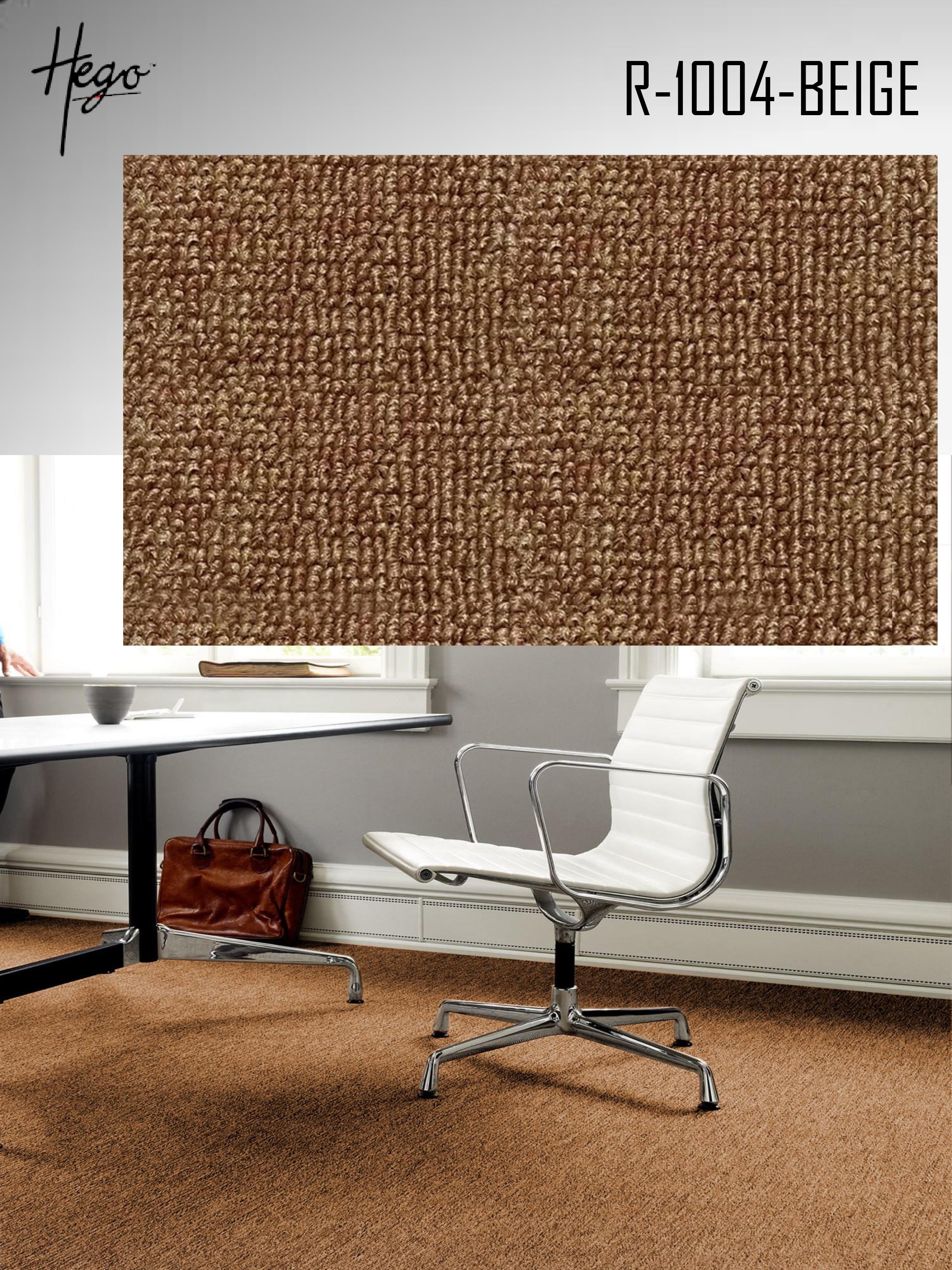 Hego Rush Beige Colour Wall to Wall Carpet | Various Colors | Stylish & Durable Flooring | Enera