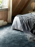 Hego Silky Wall To Wall Carpet | English Blue | Ultra-Soft Pile Carpet | Enera