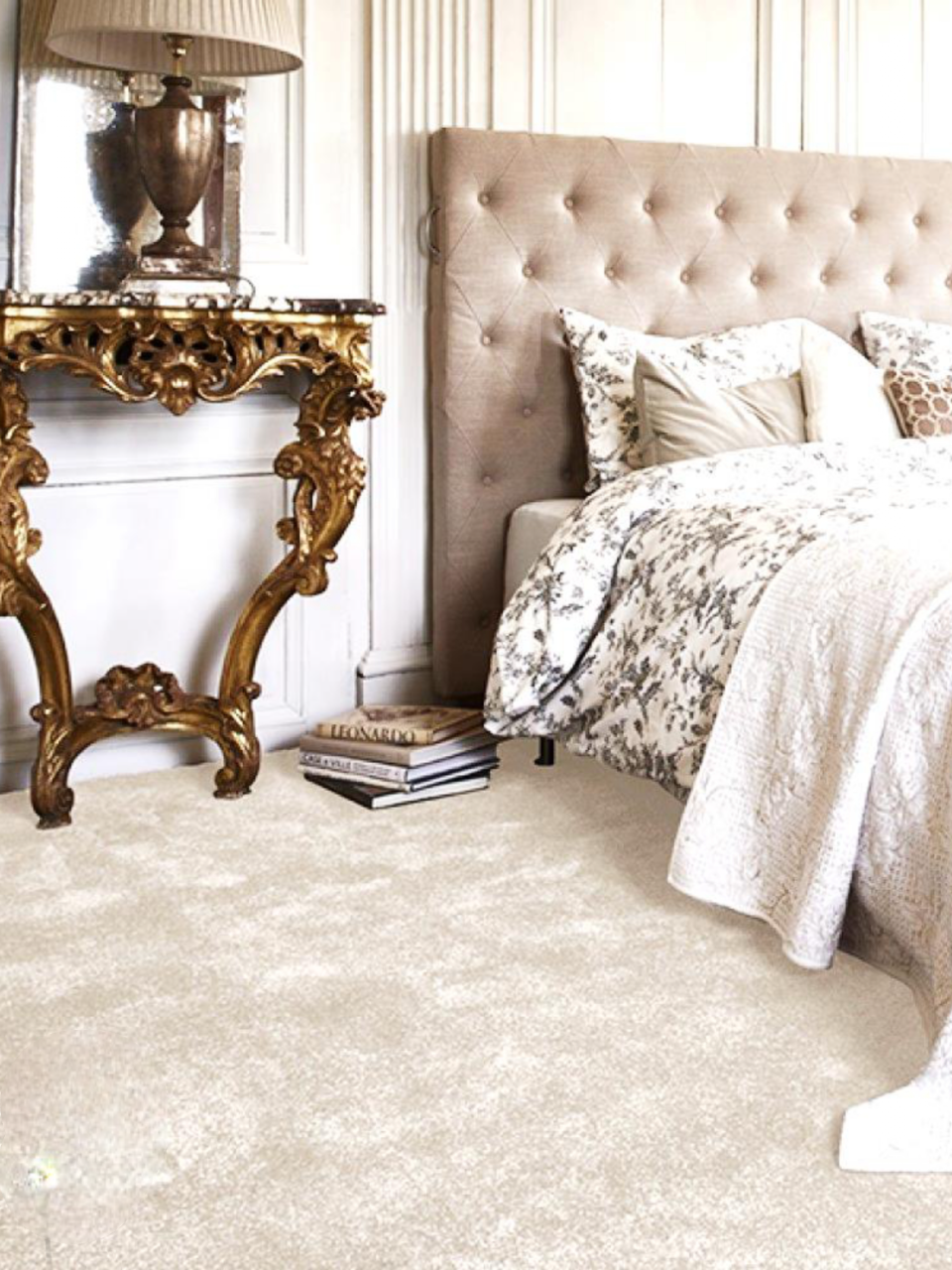 Hego Silky Wall To Wall Carpet | Cream | Ultra-Soft Pile Carpet | Enera