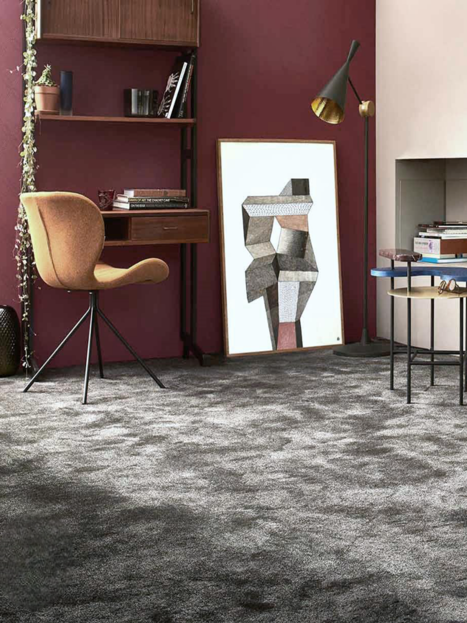 Hego Silky Wall To Wall Carpet | Slate Grey | Ultra-Soft Pile Carpet | Enera