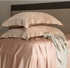 Sadyaska Bamboo Collection Peach Cream Color Plain King Size Double Bedsheet | Soft & Eco-Friendly | Enera