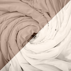 Cherish Quilted Cocoa Sand Reversible Single Bed Comforter for All Season