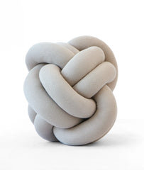 Pluchi Knitted Nodo Cotton Knot Cushion 11x11 for Home Decor