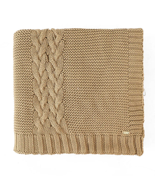 Pluchi 100% Cotton Throw Blanket | All Season Sofa & Bed Blanket