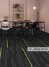 Hego Spark Wall to Wall Carpet Green Colour | Stylish & Durable | Enera