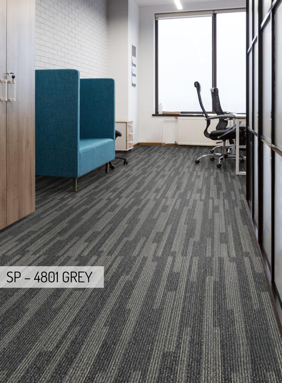 Hego Spark Wall to Wall Carpet | Grey | Elegant & Durable Flooring | Enera