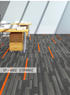 Hego Spark Wall to Wall Carpet | Orange | Vibrant & Resilient Flooring | Enera