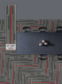 Hego Spark Wall to Wall Carpet | Red | Bold & Durable Flooring | Enera