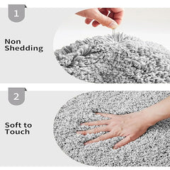 Enera Stone Microfibre Bathmat Runner 2980 GSM Anti-Skid Rug 60x152 cm