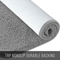 Enera Stone Microfibre Bathmat Runner 2980 GSM Anti-Skid Rug 60x152 cm