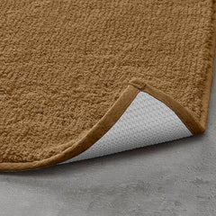 Enera Stella Microfibre Bath Mat 1690 GSM Non-Slip Canyon Brown 33x48cm