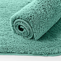 Enera Stella Microfibre Bath Mat 1960 GSM Non-Slip Aqua 50x80cm