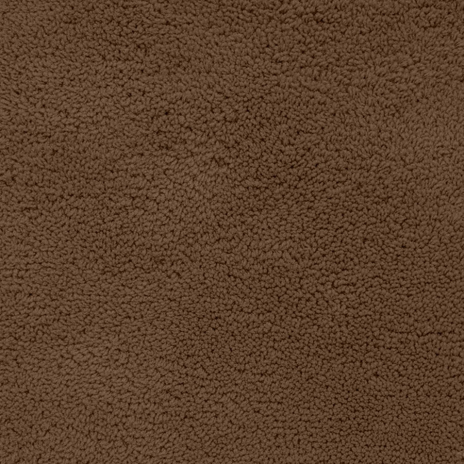 Brown textured bathmat with soft, plush surface for bathroom use