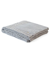 Pluchi 100% Cotton Throw Blanket | All Season Sofa & Bed Blanket