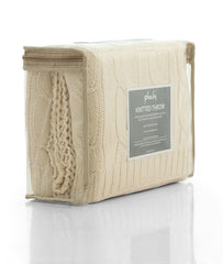 Pluchi 100% Cotton Throw Blanket | All Season Sofa & Bed Blanket