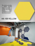 Hego Hexagon Yellow Colour Carpet Tile - Bright & Cutting-Edge Flooring | Enera