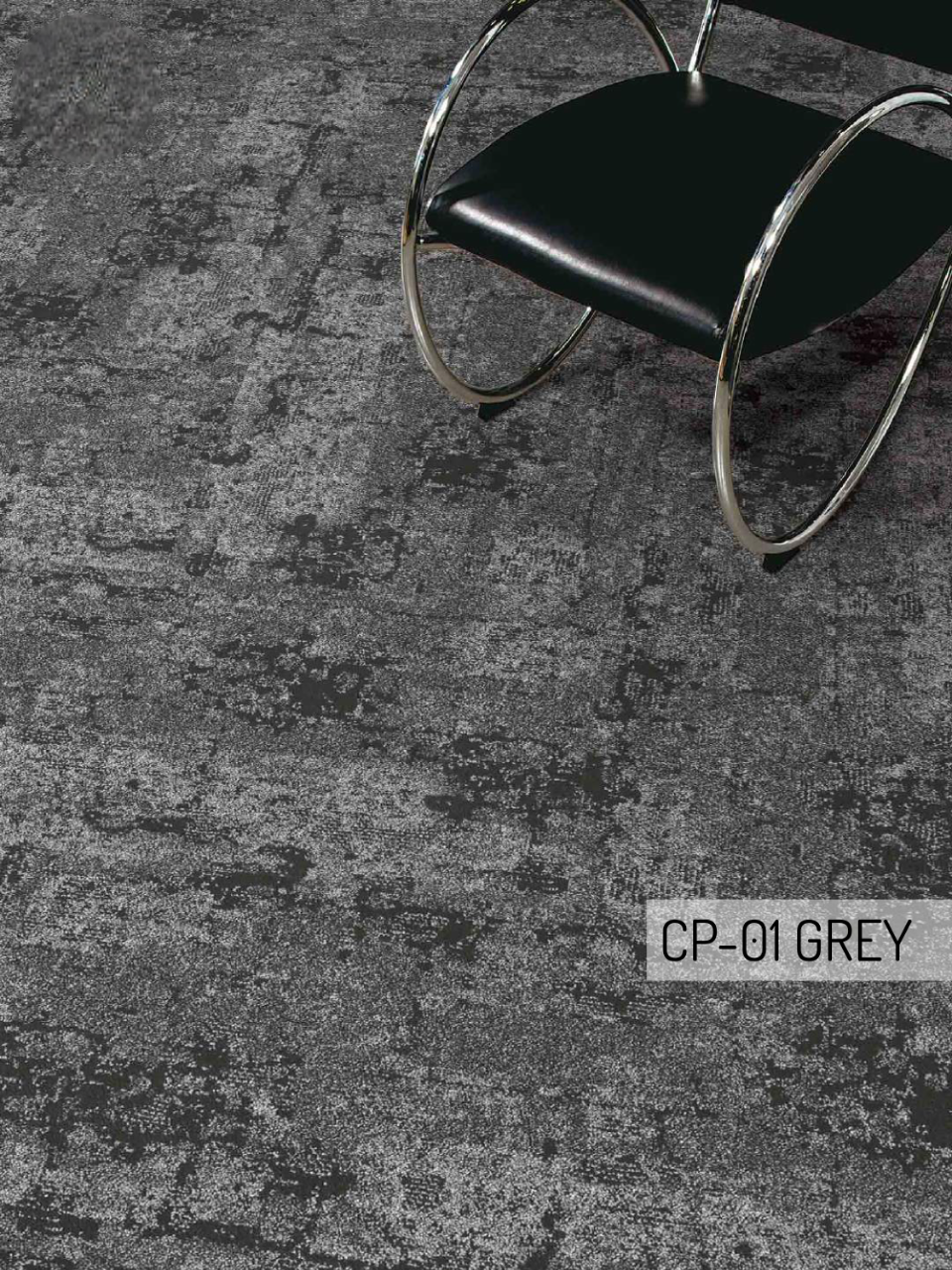 Hego Colour Point Wall to Wall Carpet | Grey | Sleek & Durable Flooring | Enera