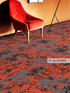 Hego Colour Point Wall to Wall Carpet | Orange | Vibrant & Durable Flooring | Enera