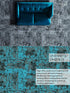 Hego Colour Point Wall to Wall Carpet | Grey & Blue | Stylish & Durable | Enera