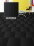 Hego Interline Wall Carpet | Black | Elegant & Durable Flooring Solution | Enera