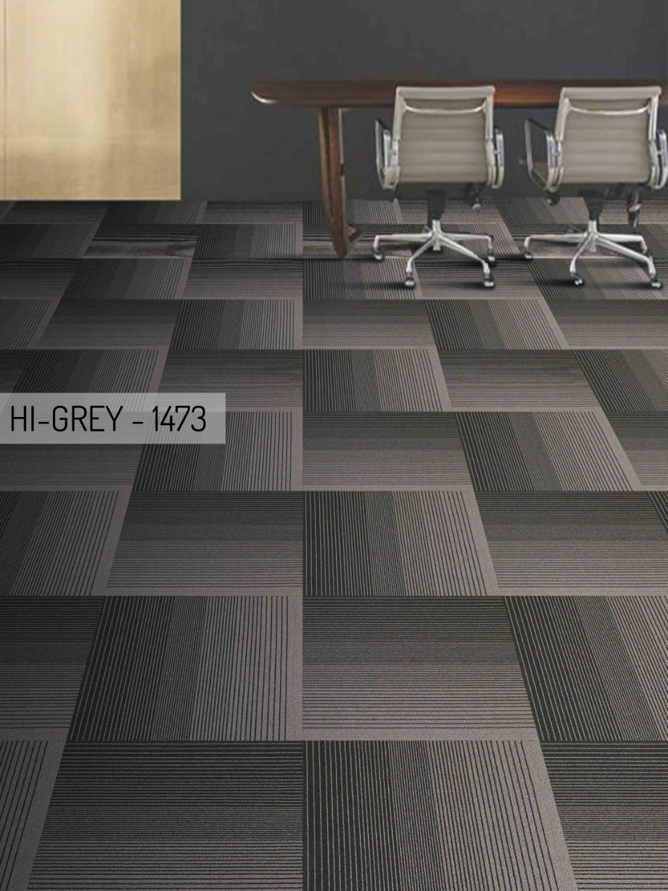 Hego Interline Grey Wall Carpet | Sleek & Durable Flooring Solution | Enera