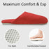 Sassoon Sandy Bath Slippers Red Color