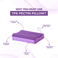 enera Air Flex Zero Gravity Adjustable TPE Gel Pillow – Ergonomic & Cool Pillow - enera