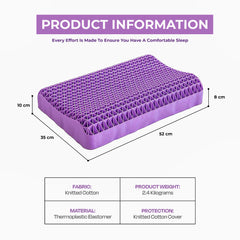 enera Air Flex Zero Gravity Adjustable TPE Gel Pillow – Ergonomic & Cool Pillow - enera