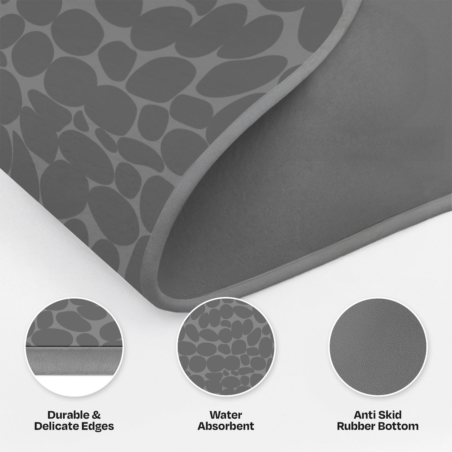 enera Kitchen Mat Set 2 Piece | Non Slip, Anti Fatigue Floor Mat - enera