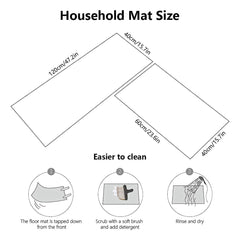 enera Kitchen Mat Set 2 Piece | Non Slip, Anti Fatigue Floor Mat