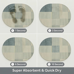 enera Bathroom Mat 40x60 cm Anti-Slip, Quick-Dry & Water Absorbing Mat