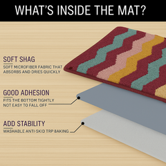 enera Small Bathmat 40x60 cm | Quick-Dry, Non-Slip & Highly Absorbent