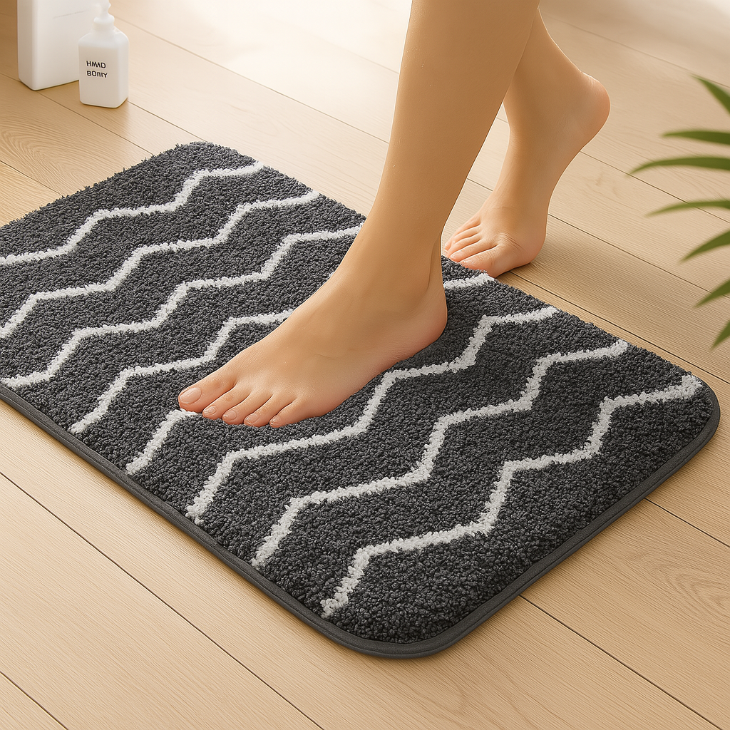 enera Small Bathmat 40x60 cm | Quick-Dry, Non-Slip & Highly Absorbent