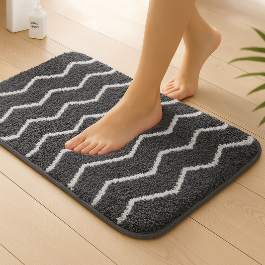 enera Small Bathmat 40x60 cm | Quick-Dry, Non-Slip & Highly Absorbent