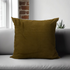 Coop Casper SN19 Plain Cushion Cover - Olive Green, 18x18 | Stylish & Versatile | Enera